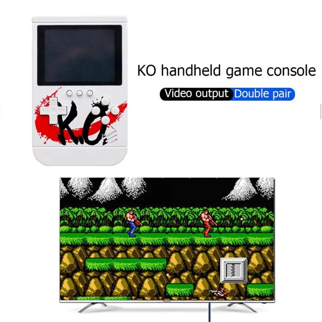 Классическая портативная игровая консоль 3 дюйма 300 игры ретро мини карманный плеер лучший подарок для ребенка Ностальгический ретро FC