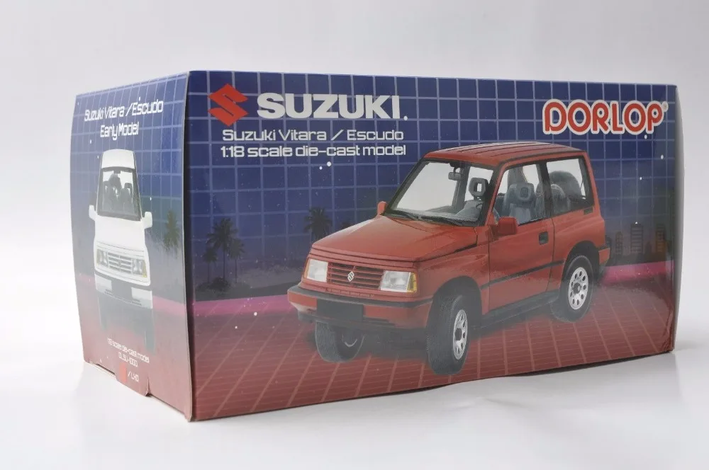 1:18 литая под давлением модель для Suzuki Vitara Escudo 1989 красный сплав игрушечный автомобиль миниатюрная Коллекция подарков Gran