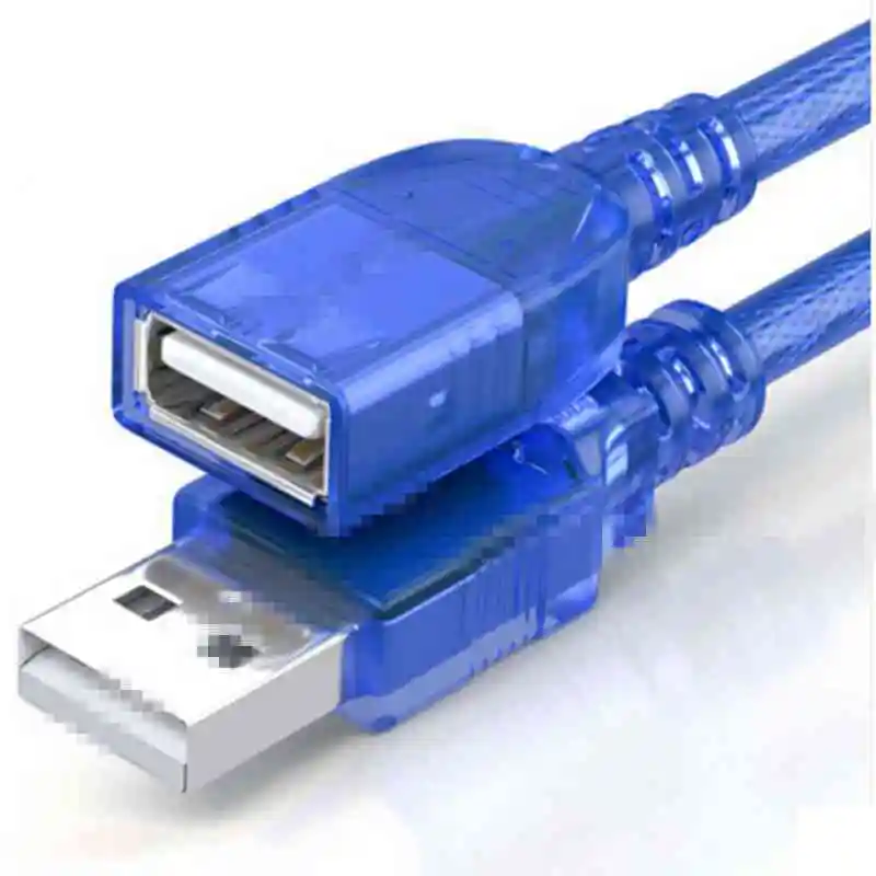 تمديدات كابلات usb USB 2.0 موسع ذكر إلى أنثى سلك مهايئ كابل بيانات 2.0 موسع الحبل ل PC TV USB