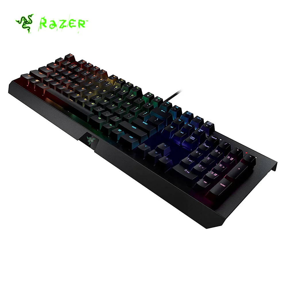 

Razer BlackWidow X Chroma 104 Keys Gaming Keyboard Green Switches RGB Backlight Mechanical Keyboard for Computer Laptop