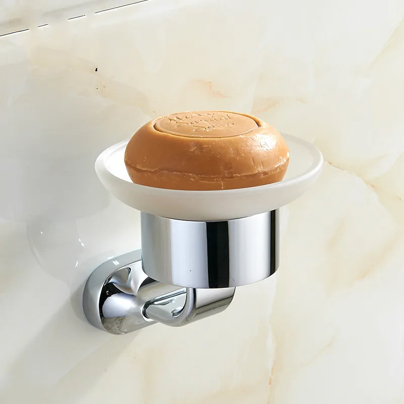 

Soap box soap dish holder copper simple chrome bathroom shelf hardware pendant LO816425