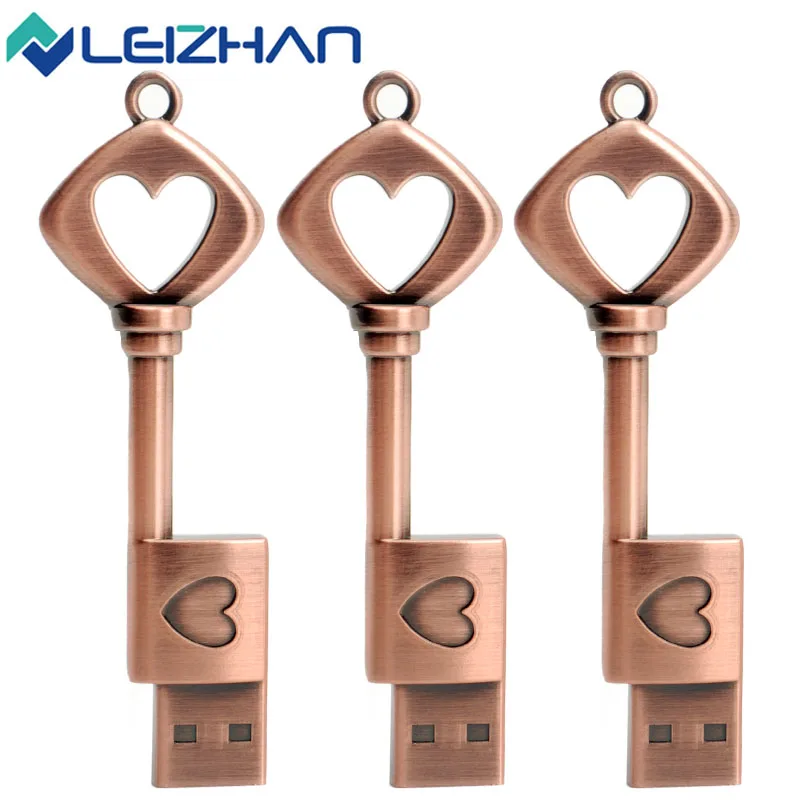 

Love Key Pendrive USB flash drive Valentine's Day/Mother's Day/Father's Day/Wedding/Engagement/Graduation Present Gift USB Drive