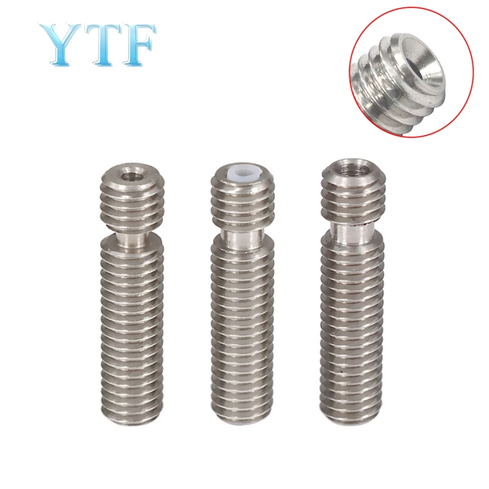 E3D V5 HeatBreak Hotend Throat для филамента 1 75/3 0 мм цельнометаллический/с ПТФЭ трубкой из