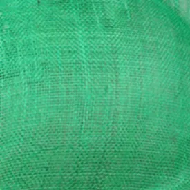 18 см большая КАПЛЕВИДНАЯ основа sinamay белые чародейные шляпы с кринолином и пером Украшенные грилом свадебный головной убор occassion головной убор - Цвет: Зеленый