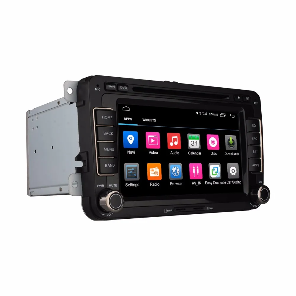 Sale 1024*600 Octa Core Android 6.0 Radio GPS Car DVD Player For Volkswagen VW Magotan Passat B6 CC GOLF Tiguan Jetta Touran  Octavia 3