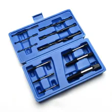 12pcs HSS Screw Extractor tools set Drill Bit tool Case quickly Removes damaged screws broken bolts Remover Screw Extractor