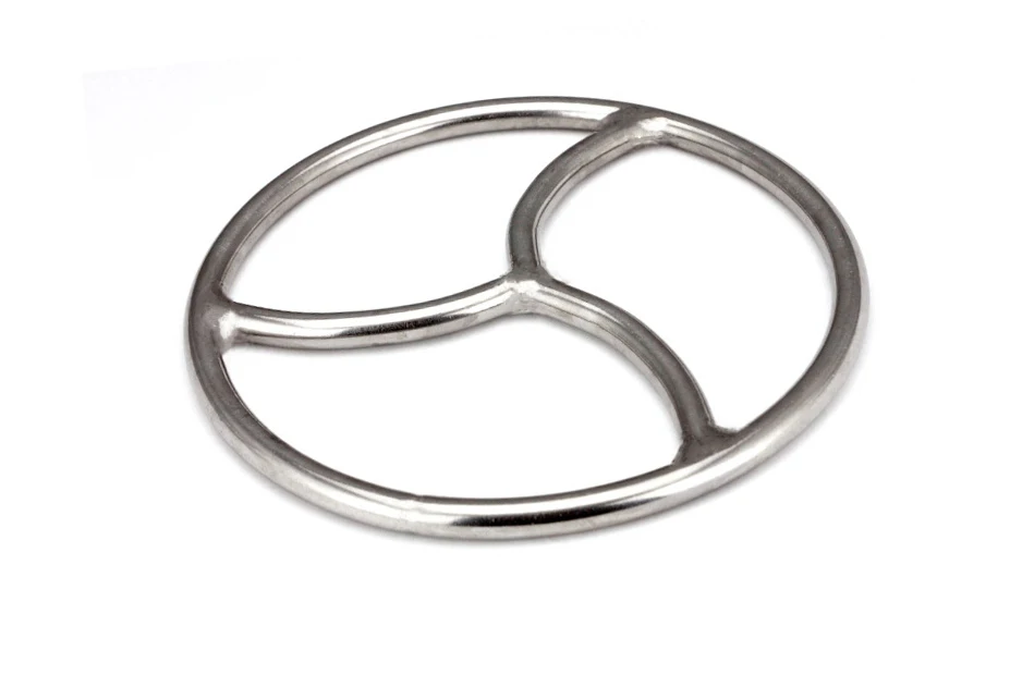 

Stainless Steel Ring chastity Triskele suspension Shibari New Arrival A132