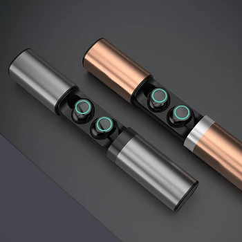 

TWS S2 True Wireless Earbuds Bluetooth Earphones Mini TWS Waterproof Headfrees with 1200mAh Power Bank For All Phone