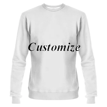 

Cloudstyle 2020 3D Customized Sweatshirts Men DIY Customer Print On Demand Pullovers Tops Plus Size 5XL Wholesale Dropshipping