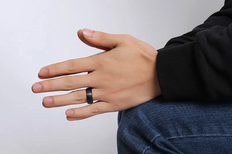 Мужское вольфрамовое кольцо с матовым покрытием ширина 8 мм|mens tungsten rings|tungsten ringgold
