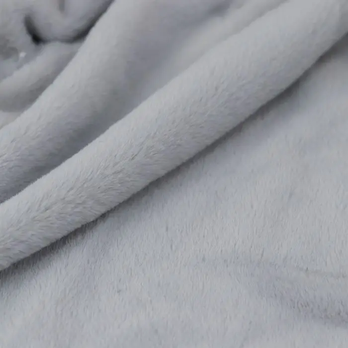 Импортированная из Южной Кореи короткая плюшевая неглубокая пудра, бледно-серый мягкий бархат, осенняя одежда, воротник пальто, ткань ручной работы