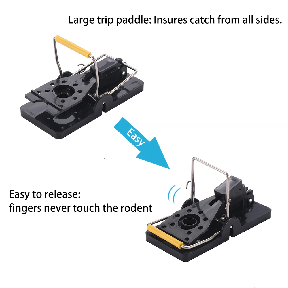 Houkiper многоразовая мышь ловушка мыши грызунов ловушка средство от крыс ловушка Мышь Приманка, защелка хомяк ловушка вредитель контроль