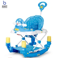 Детские ходунки многофункциональные с музыкальной переменной качалка Лошадь коляска ребенок Анти-опрокидывание Детские Ходунки