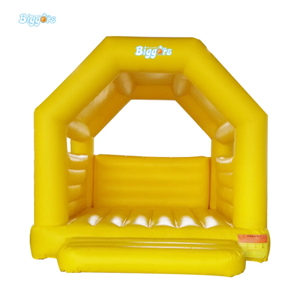 

Inflatable Biggors CE Certification Yellow Color Inflatable Trampoline For Sale