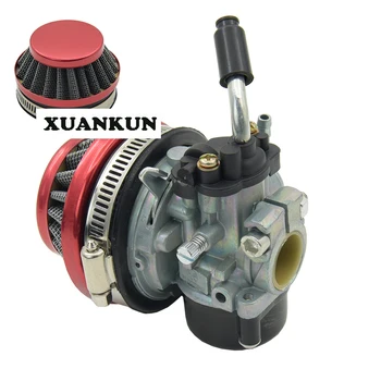 

XUANKUN Mini 49CC Small Car Modified Two Red Carburetor With Air Filter Assembly