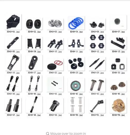 WLtoys K949 10428 Радиоуправляемый автомобиль все запасные части Нижняя ступица шины