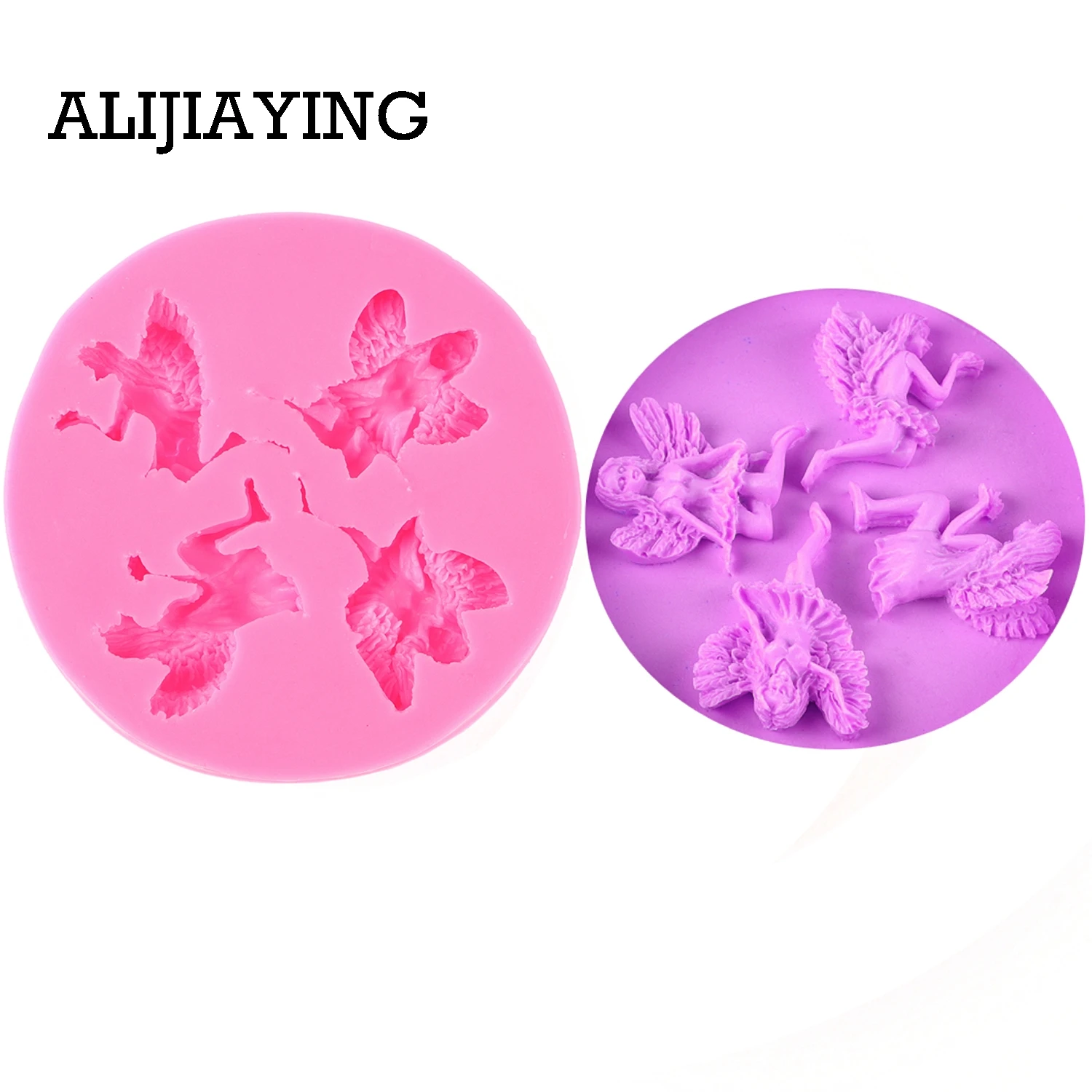 

M0463 Angel Girl Natural Soap Handmade Soap Mold Silicone Cake Ice Modeling Tool Pastry Arts Decorative Kitchen Accessories