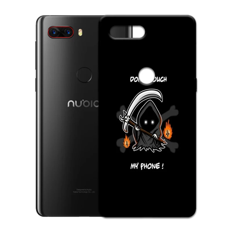 Printed Customize Anti-Finger TPU Case for ZTE Nubia M2 Lite Z11 Z18 Mini S V18 Max Z17S Z17 Lite MiniS N2 Durable Soft Cover