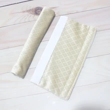 Ворсинки ткани наклейка для плиты пристегните дверь холодильника шкафа свч мягкая ручка крышка Защитная кухонная техника регулируемый