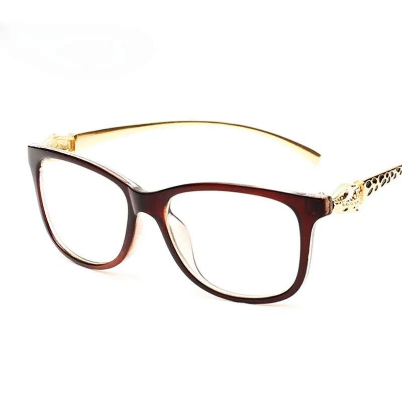 

Elegant Women's Leopard Head Eyewear Frame Optical Eyeglasses Frames For Women Computer Glasses Spectacle Frame 6 Colors