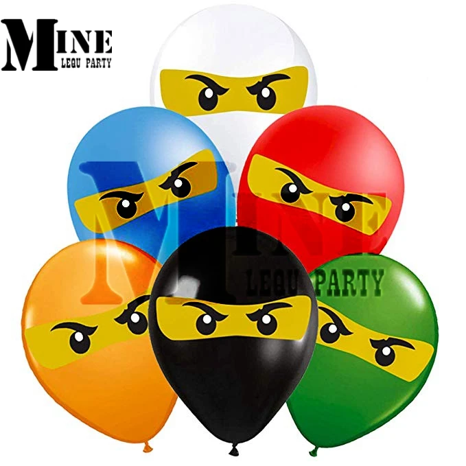 50 шт. 12 дюймов латексный шар ниндзя украшение для вечеринки товары для дома деко, Детская тематическая вечеринка на день рождения набор воздушных шаров