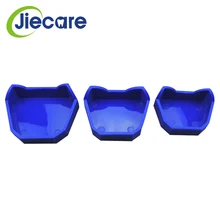 2 шт./пара силиконовой резины лоток База стоматологическое лабораторное модель бывший база формы стоматолог Уход за полостью рта Инструменты Большой/средний/малый