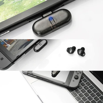

Bluetooth Wireless Headset Receiver Adapter For Switch NS Audio Transmitter USB Receiver Adapter Support Aptx for Earphone PC
