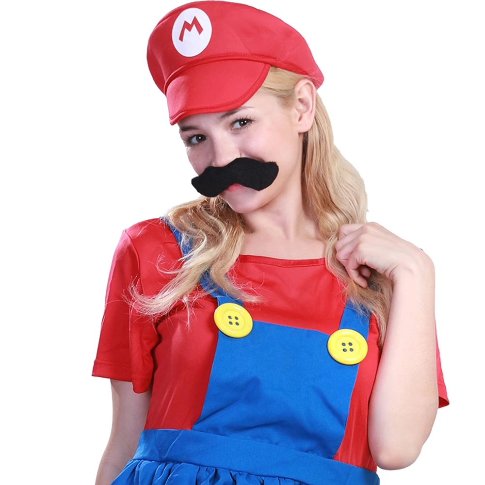 Eraspooky вечерние платья Забавный Super Mario Luigi братья костюм для взрослых на Хеллоуин костюм для Для женщин аниме Косплэй нарядное платье