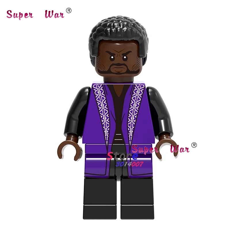 

1PCS model building blocks action superheroes Black Panther bricks for kits kid Doll diy toys for children gift