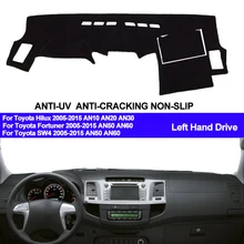 TAIJS Car Dashboard Cover Dash Mat For Toyota Hilux SW4 Fortuner 2005 2010 2011 2012 2013