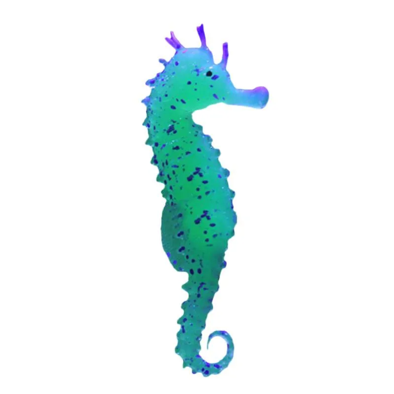 Aquarium Luminous Seahorse ornament Glow in Dark Landscaping