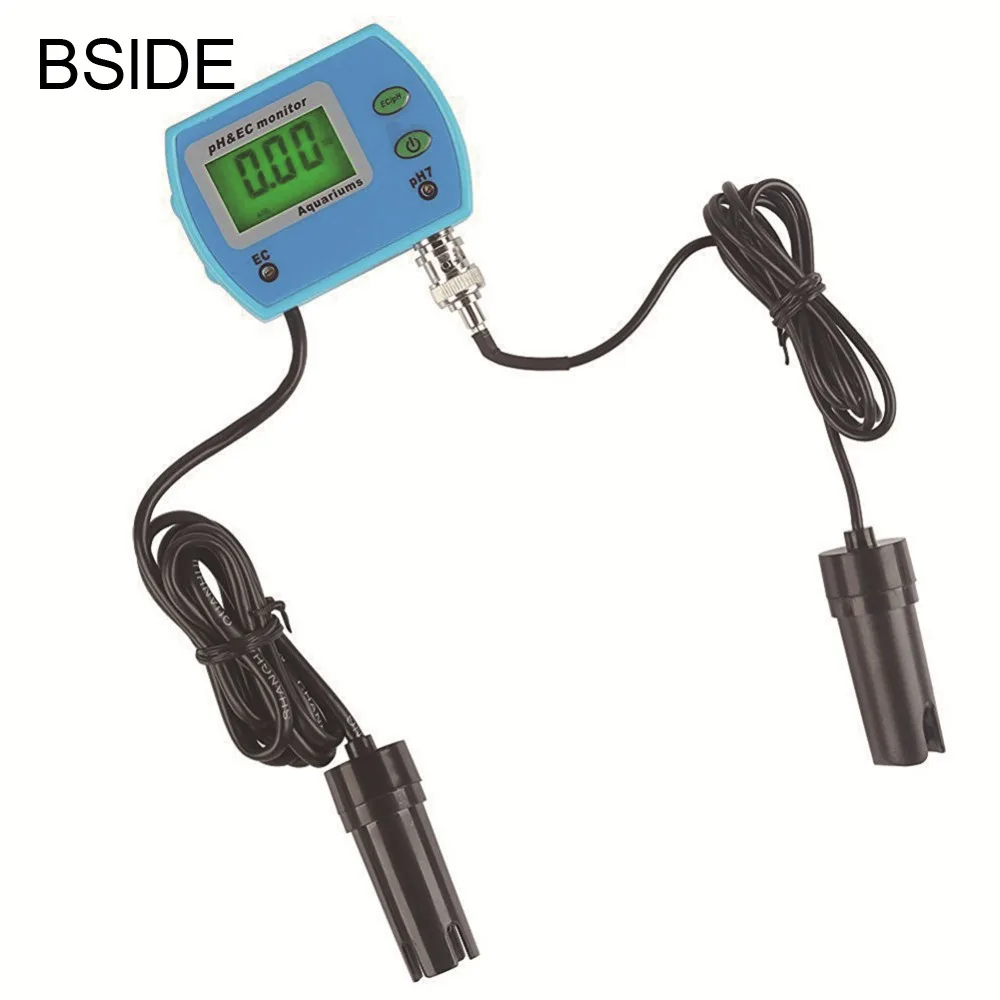 

Healthy Digital PH Meter + Automatic EC Tester Water Analysis Monitor Waterproof Quality Acidity Meter For Aquarium Pool