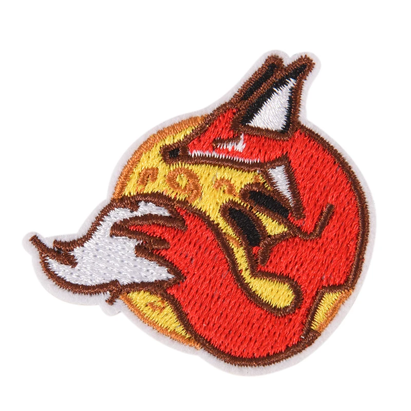 

DIY Patches Cloth Patch Embroidered Cute FOX Badges For Clothes Sticker Hippie Iron On Cartoon Patches