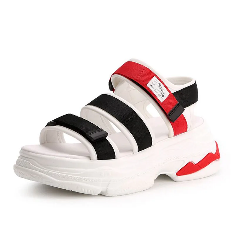 Taoffen Women Chunky Sandals Mixed Color Casual Outdoor Beach Summer Shoes Women Fashion Sneaker Platform Sandals Size 35-40 Taoffen Women Chunky Sandals Mixed Color Casual Outdoor Beach Summer Shoes Women Fashion Sneaker Platform Sandals Size 35-40