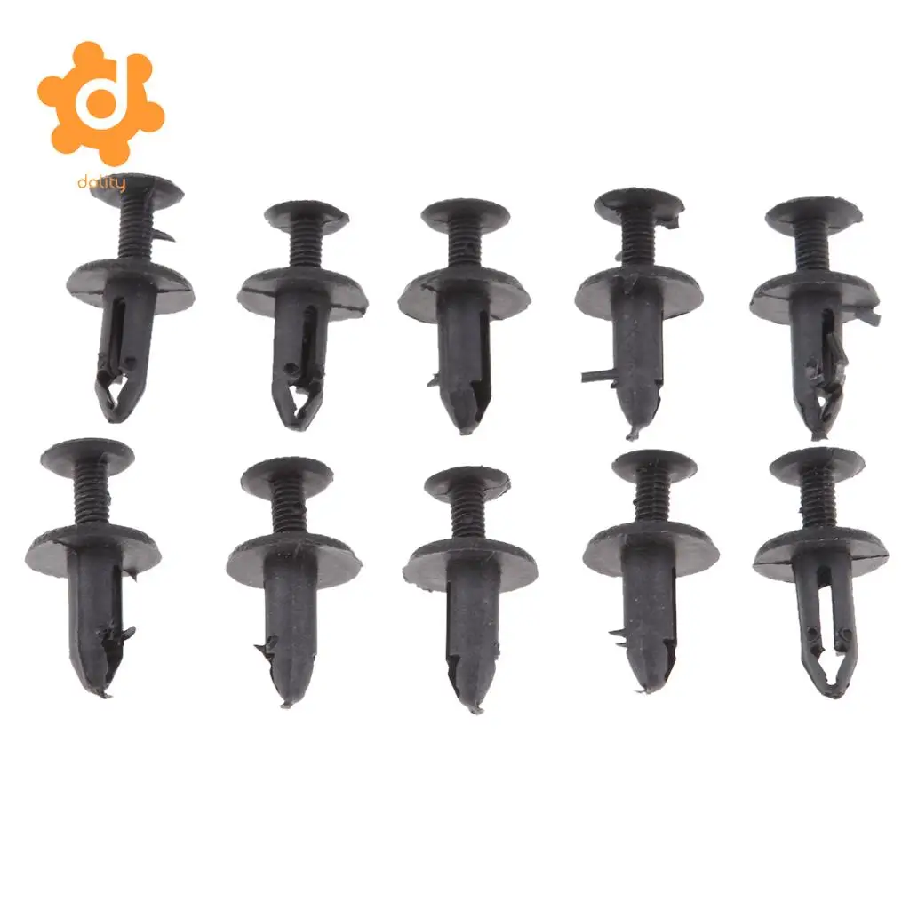 dolity 10Pcs Windscreen Cowl Panel Plastic Trim Fastener Clips for Motorcycle