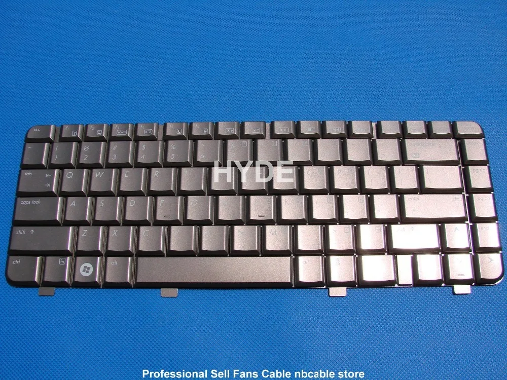 Белый США раскладкой QWERTY клавиатура для ноутбука hp DV4 Клавиатура ноутбука(бронза) 495646-001 аккумулятор большой емкости