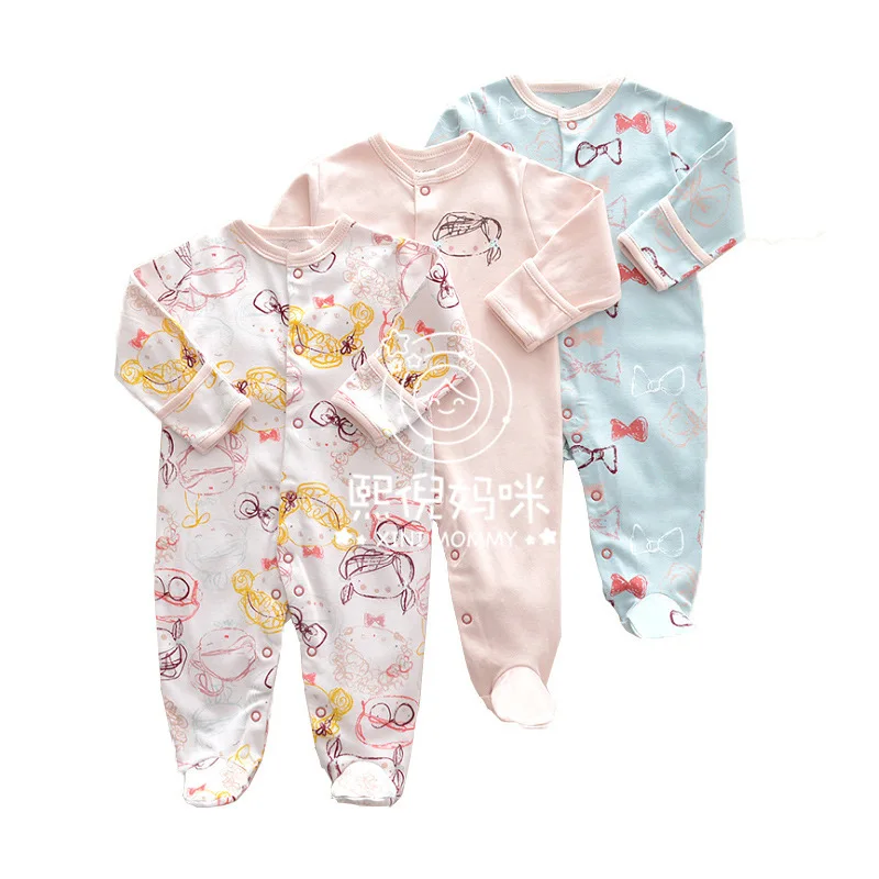 

XINI MOMMY Unisex spring and autumn baby outfit Cartoon newborn baby kids clothes Cotton fashion newborn outfit ALI84