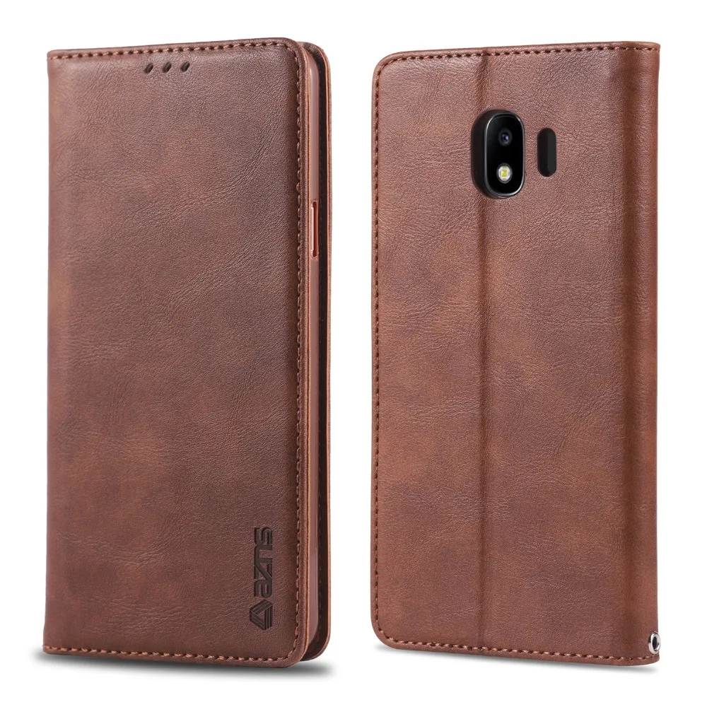 

Book Luxury PU Leather Case For Samsung J4 2018 Stand Wallet Flip Cover Phone Case For Samsung J4 Plus 2018 Magnetic Coque Funda