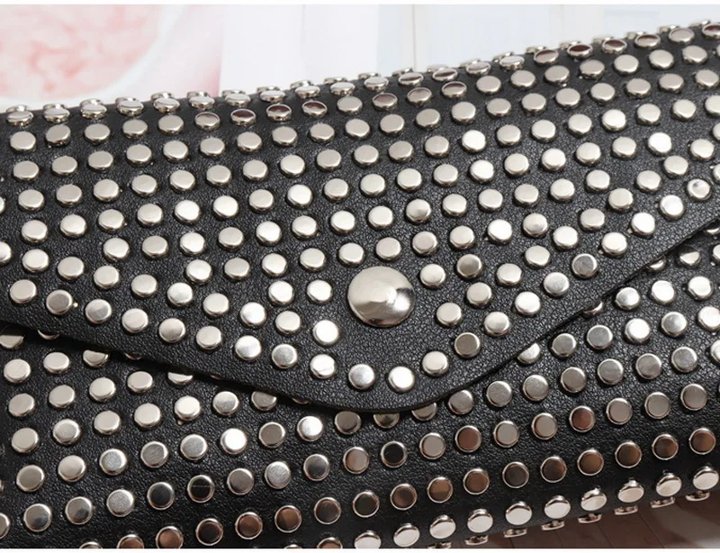 Модная женская поясная сумка с заклепками, роскошная дизайнерская поясная сумка, Маленькая женская поясная сумка, чехол для телефона в стиле панк, поясная сумка, кошелек