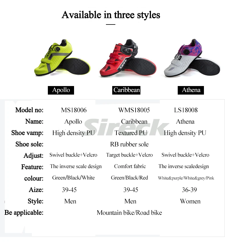 Santic Cycling Shoes Men Women MTB Mountain Road Bike Shoes Rubber Anti-slip Unlocked Bicycle Shoes Zapatillas Ciclismo