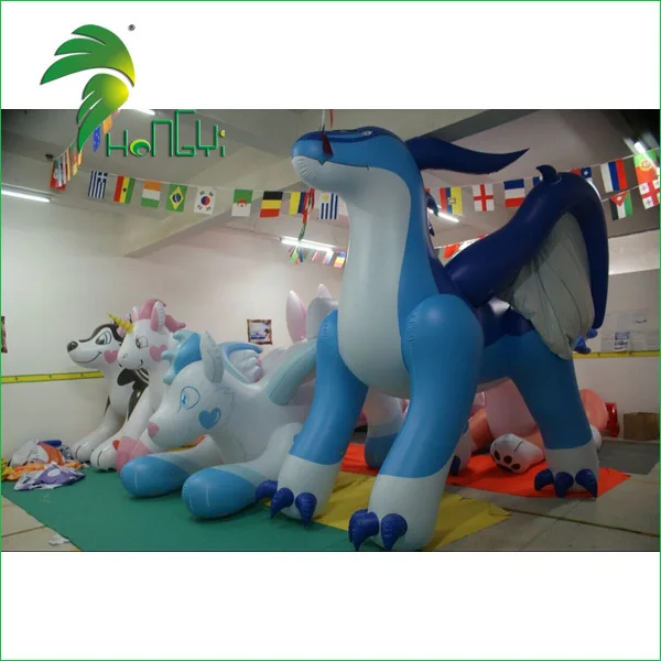 gangzhou 2 5meter 8 2feet high quality pvc inflatable dragon on