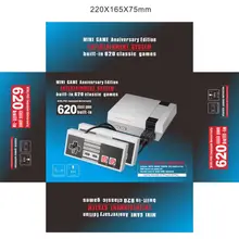 DHL корабль 40 шт. Мини ТВ портативная игровая консоль для Nes с 620 различными встроенными играми