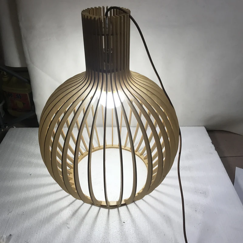 Современный деревянный светильник в виде птичьей клетки Norbic Home Deco бамбук Юго-Восточной Азии подвесной светильник E27 лампа люстры Pendentes