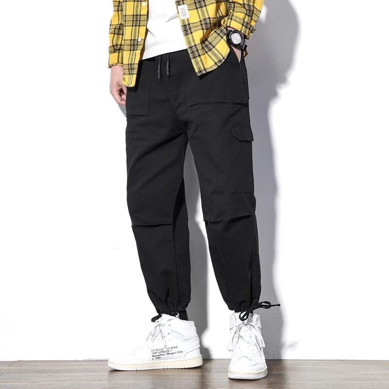 M-5XL 2019 Spring Track Pants Men Sweatpants Mens Joggers Pants Cargo Camo Tactical Harem Mens Pants Fashions Men