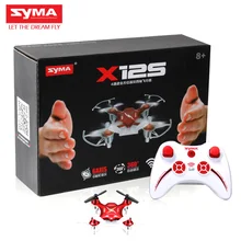 Mini Drone RC Helicopter X12s 4CH 6-Axis Remote Control Black Red Without Camera Plastic LED Light Quadcopter Outdoor kid Toy