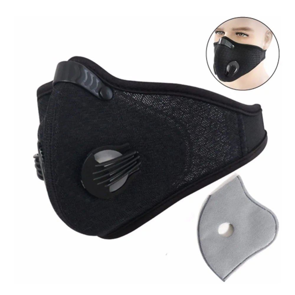 Outdoor Cycling Face Mask Anti fog Riding Mask Face Cover 3D Breathable
