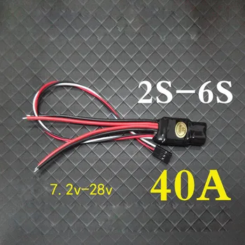 

ESC Unidirectional 40A 2S 3S 4S 5S 6S Lithium Remote Control Brush ESC Speed Controller