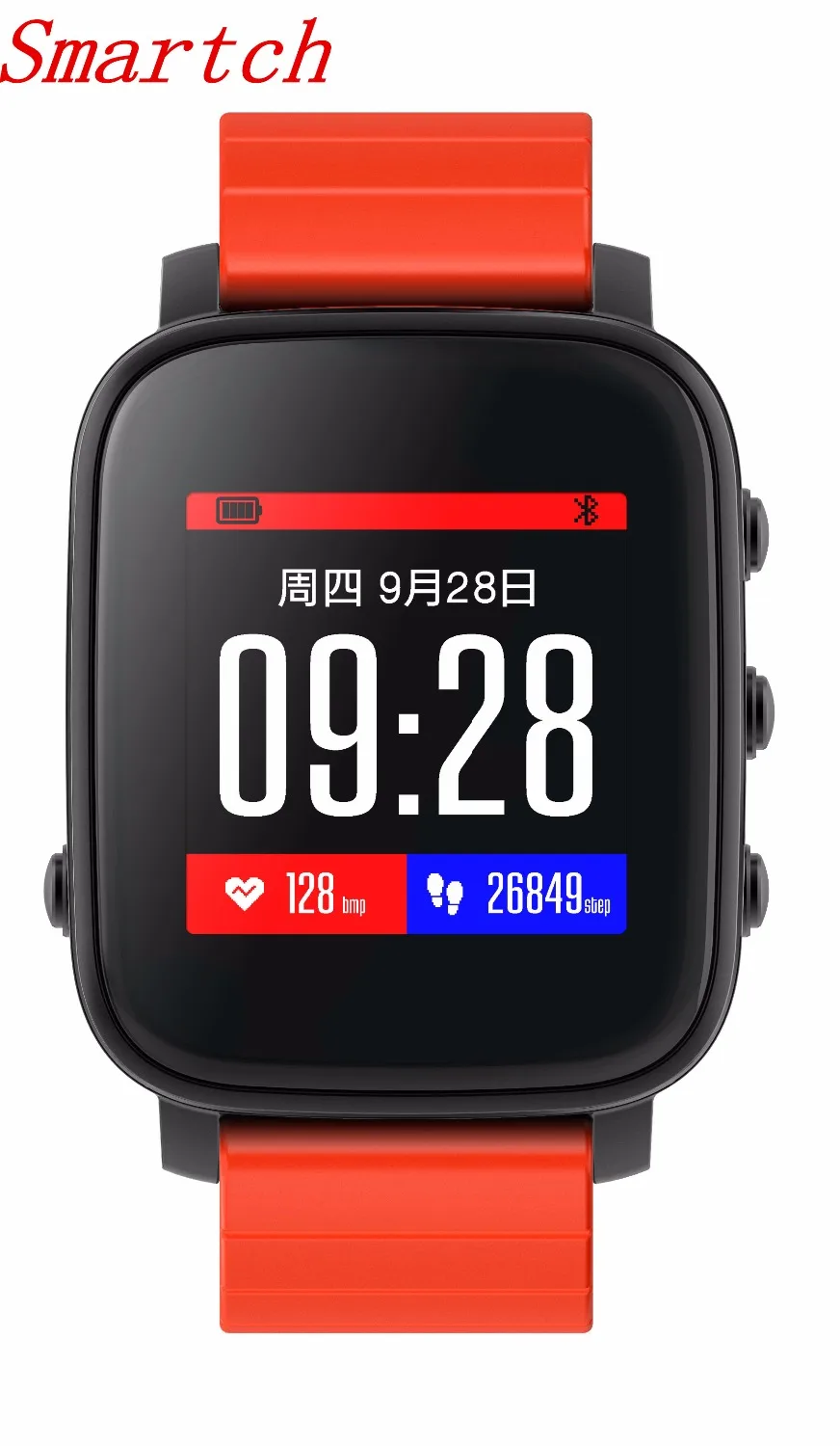 

Smartch SMA-TIME Wristband 1.28 Inch LCD Screen 40 Days Long Standby Camera Health Tracker Timer Sport Smart Watch for IOS/Andro