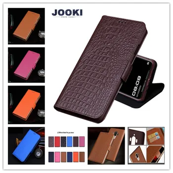 

JOOKI New Luxury Genuine Leather phone case for Alcatel 3V 5099D 3X 5058[IY] Men and Women Anti-fall protection cover