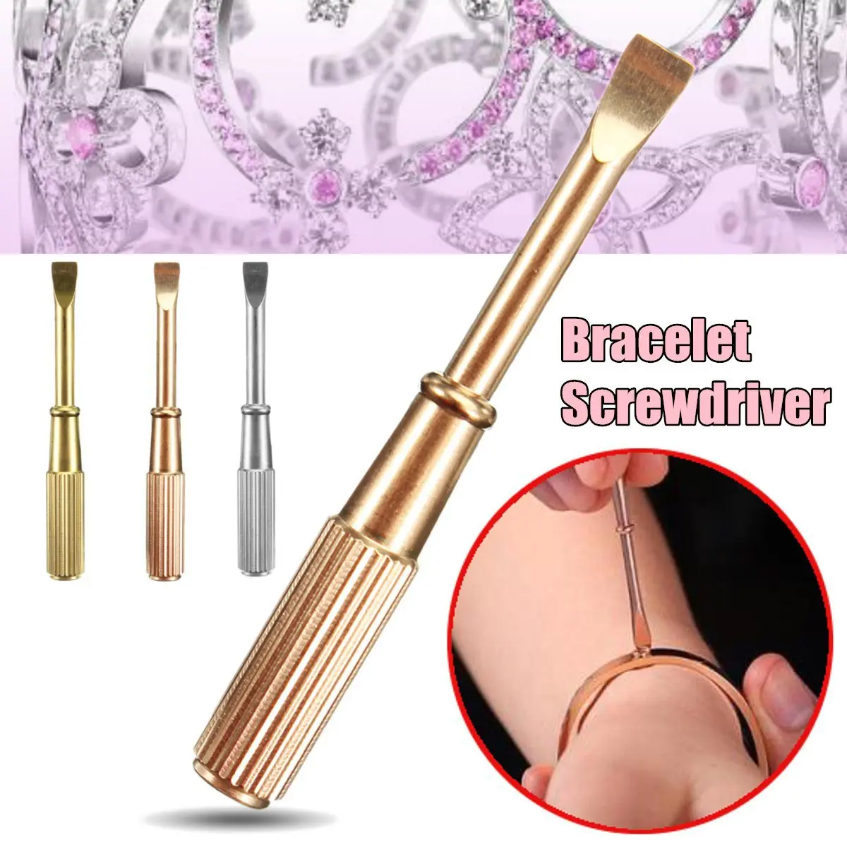

bracelet screwdriver for LOVE bracelet rose gold UK6